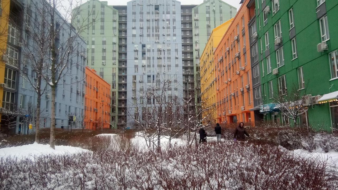 Georgeous Bright Studio in a Bright Residential Complex Comfort Town КТ-08 Киев Экстерьер фото